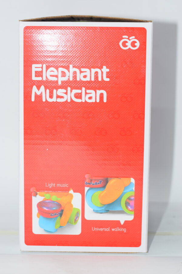 Elephant Musician - Musical Bump and Go Toy | Kids Planet