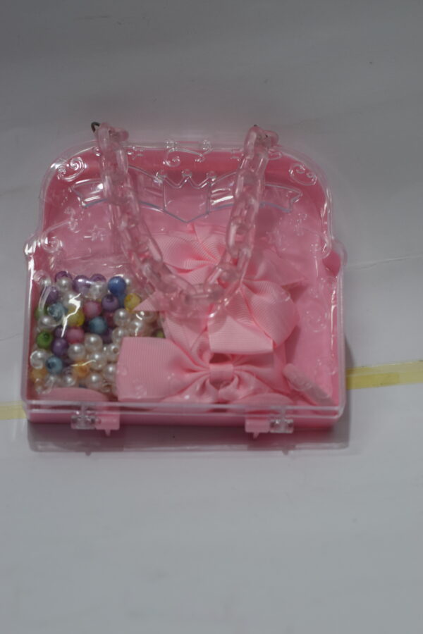 Crystal Color Beads Set in Pink Bag | Kids Planet | Pakistan